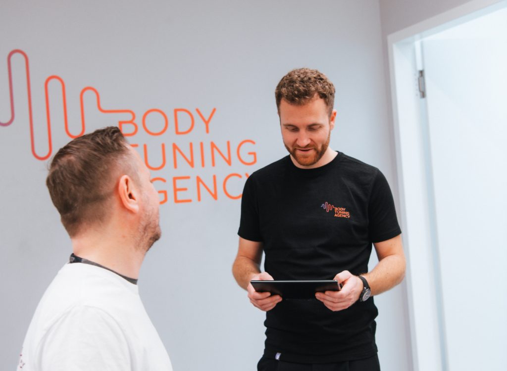 Seite Personal Training neben große Ziele
